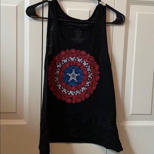 Captian America Shield Tank